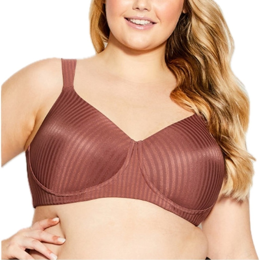 AVENUE BODY Wire Free Brown T-Shirt Bra 2LM03.7